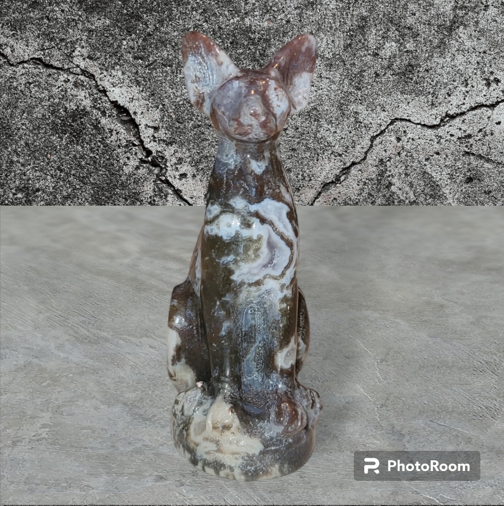 Ocean Jasper Egyptian Cat